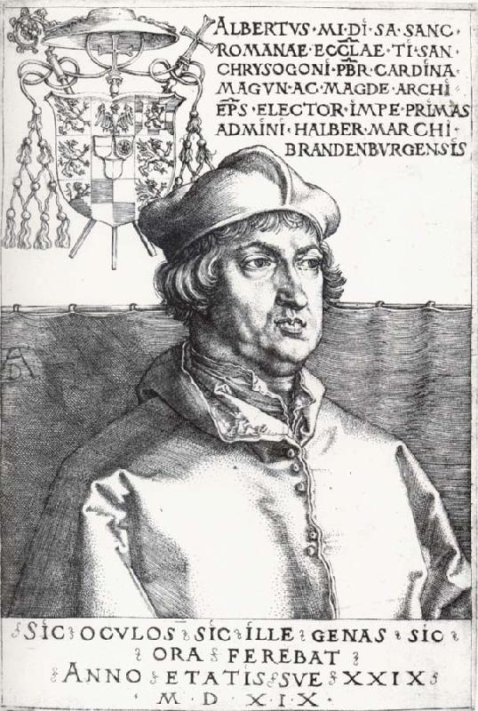 Albrecht Durer Cardinal Albrecht of Bran-Denburg